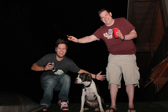 On the roof with Lilly