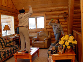 throw the football at drea's stomach as hard as you can