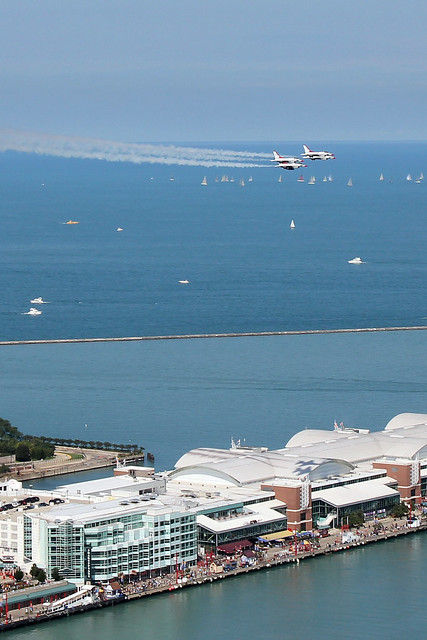 Jets over Navy Pier