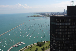 Lake Michigan from the roof of the Condos