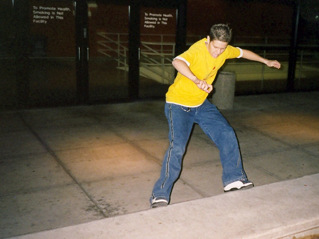 Sliding a ledge