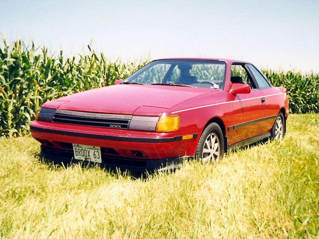 87 Celica and a Corn Field