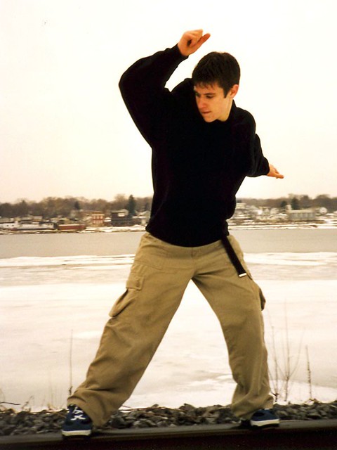 Soaping the tracks in front of my house