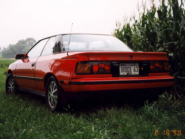 87 Celica and a Corn Field