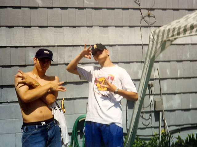 Rich and I at Grandma Betty's