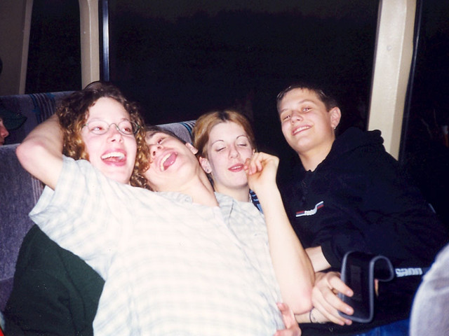 Annie Ivey, Joey, Kristi, and I