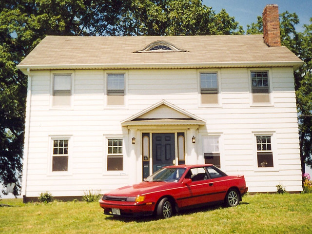 My Celica and the House we rented in Hillsdale