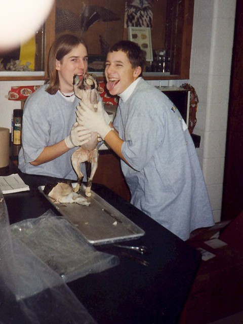 Jon and Brian with their Cat