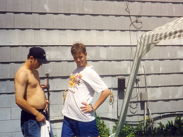 Rich and I at Grandma Betty's