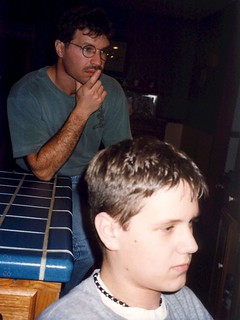 Dad and I watching TV