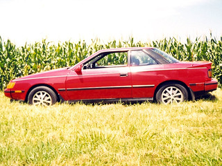 87 Celica and a Corn Field