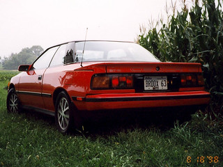 87 Celica and a Corn Field