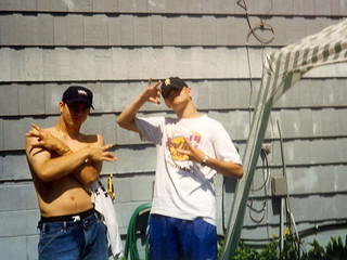 Rich and I at Grandma Betty's