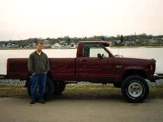 Josh's lifted Ford Ranger, I loved that truck