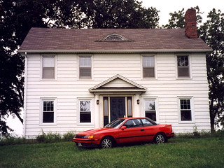 My Celica and the House we rented in Hillsdale