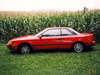 87 Celica and a Corn Field