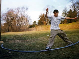 Soaping a Trampoline Rail