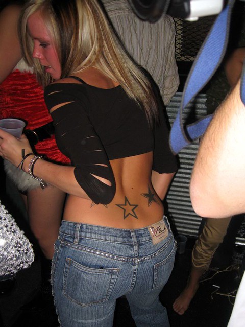 Crimped Hair Chick at Envy