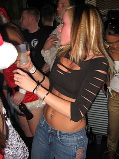 Crimped Hair Chick at Envy