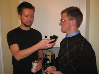 And he told me that it wasn't a sweater party...