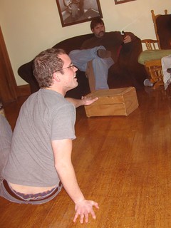 This kid was attempting to break dance