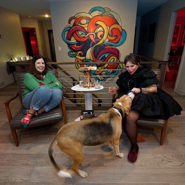 Durby was really enjoying this party