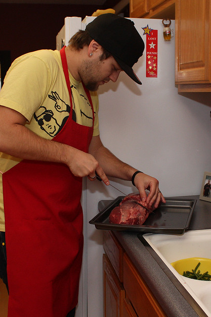 Trimming the Beef Tenderloin