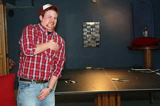 Craig O'brien - You can see the yellow dart in fron tof his hand