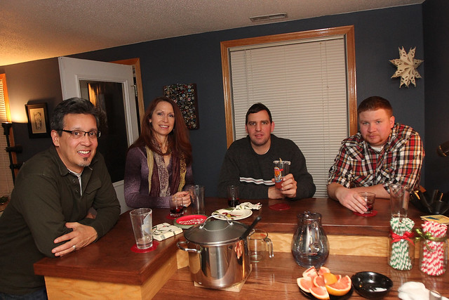 Hangin out at the bar