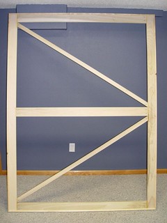 House - The screen frame laid on it's side