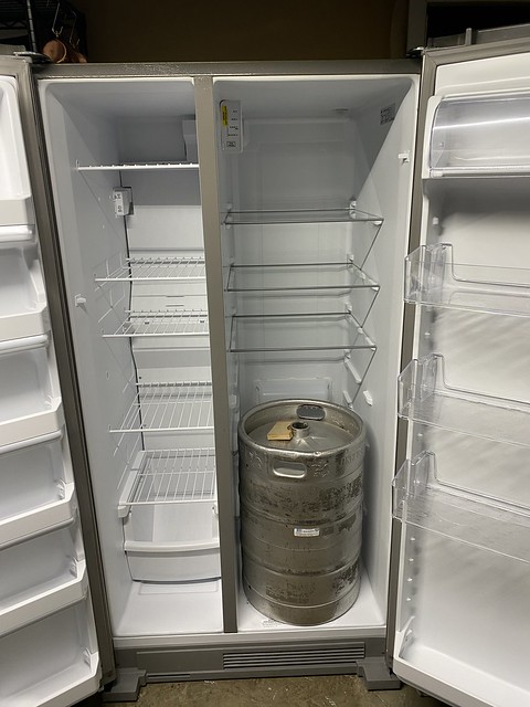 Wide enough for a full size keg as well