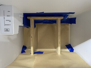 Temp support for the air ducts