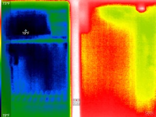 Borrowed a buddy's IR camera to try to locate coolant lines. My model seems to have most of the i...