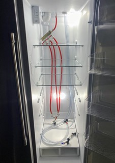 Gas and Beer lines ran