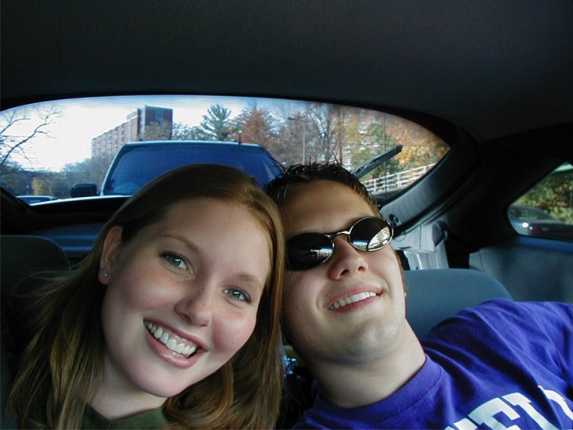 Katie and I while shopping for my outfit, heh.