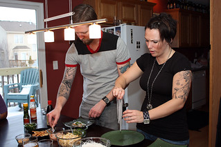 Cooking - Making Spring Rolls