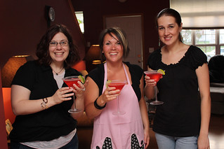I made martinis for the chicks