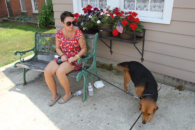 On Dog Duty... Dogs don't get to shop in the A/C