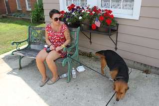 On Dog Duty... Dogs don't get to shop in the A/C