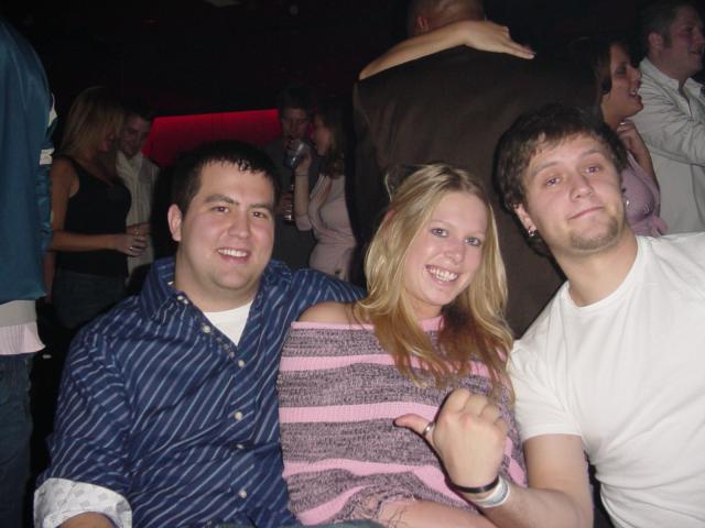 Rich, Lindsey, and I at Aura