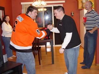 Karisa Cheddie - Nick and Kevi's handshake