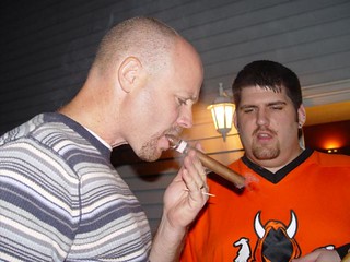 Cigar - Rico with the cheap cigar, haha