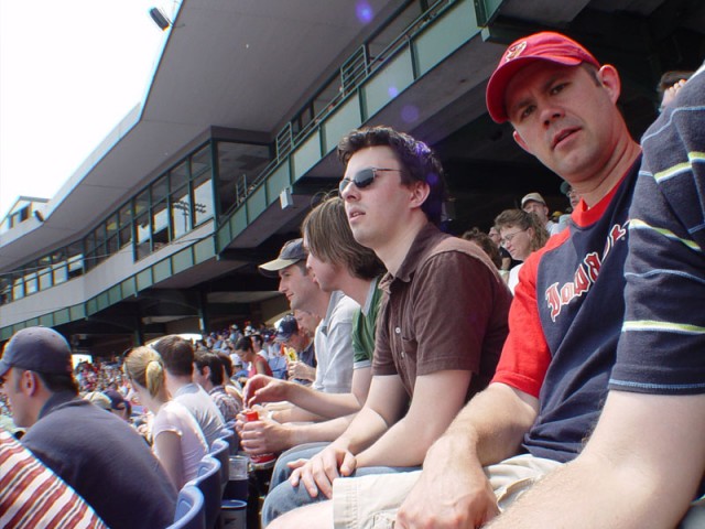 Pioneer day at the icubs game