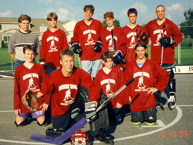 96 Hockey Team - 2nd Place