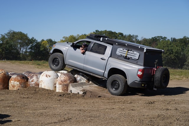Trying out the propane tanks
