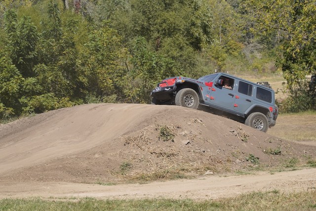 Zac rolling in his wife's Jeep