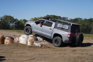 Trying out the propane tanks