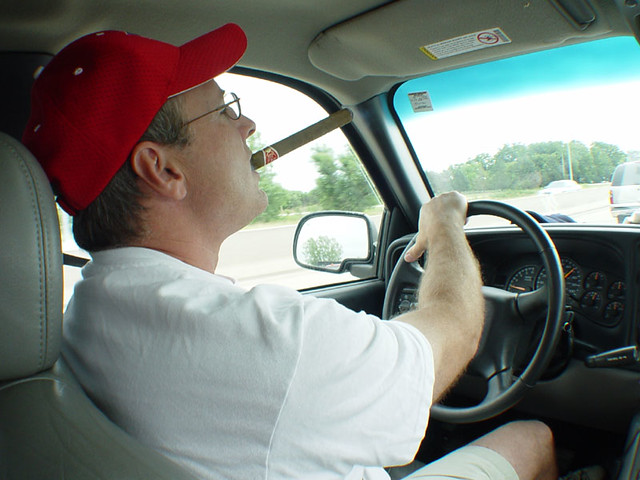 Daryl on the way to the track