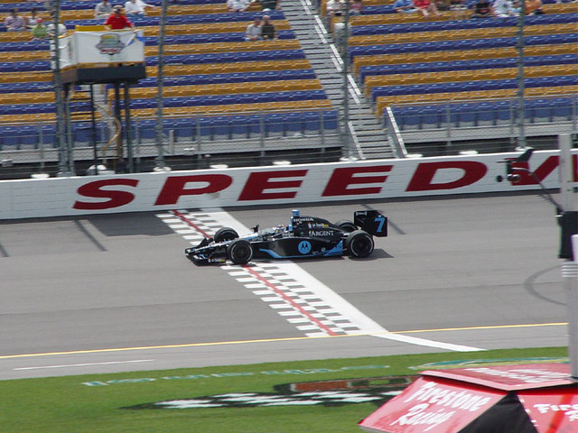 Danica Patrick's car at the Iowa Speedway