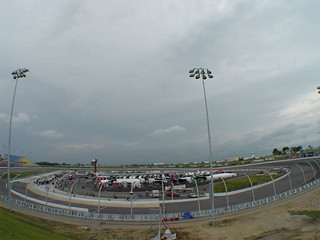 From atop the hill by turn 1